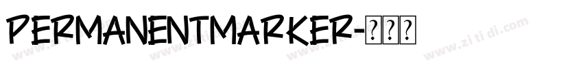 PERMANENT MARKER字体转换